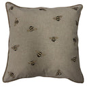 Snugg+Co Cushion Cover - Natural Chambery W/Bees at Online8 Furniture Auckland NZ