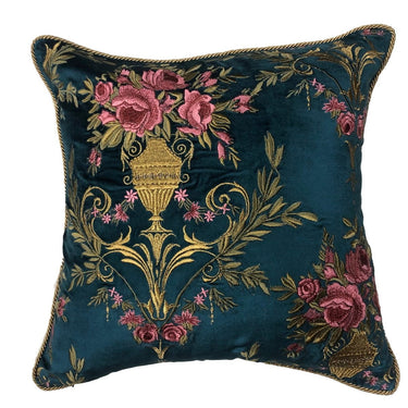 Snugg+Co Cushion Cover - Pink & Gold on Blue at Online8 Furniture Auckland NZ