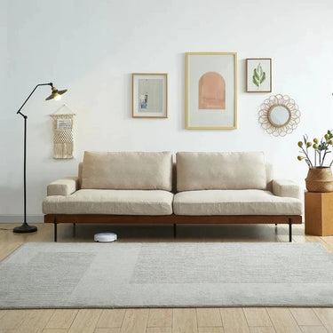 Soho 3 Seater Feather Foam Sofa - Natural at Online8 Furniture Auckland NZ