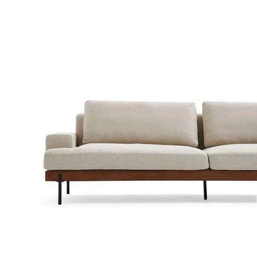 Soho 3 Seater Feather Foam Sofa - Natural at Online8 Furniture Auckland NZ