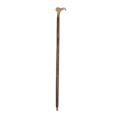 Solid Brass Lion Head Handle Walking Stick at Online8 Furniture Auckland NZ