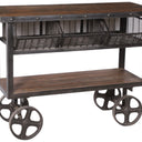 Solid Teak Trolley Kitchen Bench at Online8 Furniture Auckland NZ