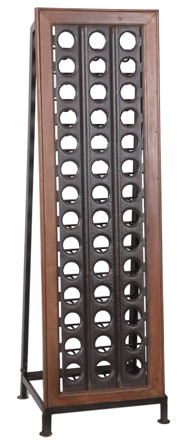 Solid Teak Wine Bottle Rack at Online8 Furniture Auckland NZ
