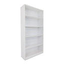 Sonic White 1800 Bookcase at Online8 Furniture Auckland NZ