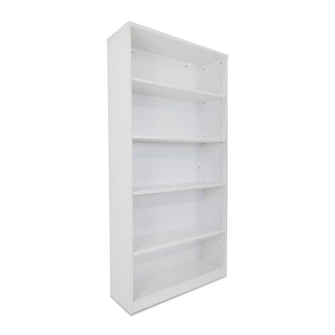 Sonic White 1800 Bookcase at Online8 Furniture Auckland NZ