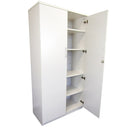 Sonic White 1800H Storage Cupboard at Online8 Furniture Auckland NZ