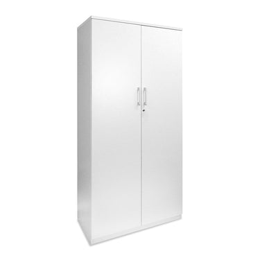 Sonic White 1800H Storage Cupboard at Online8 Furniture Auckland NZ