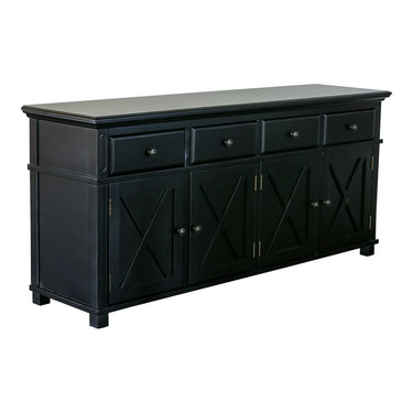 Sorrento 4 Door Hamptons Buffet Table - 1880mm at Online8 Furniture Auckland NZ
