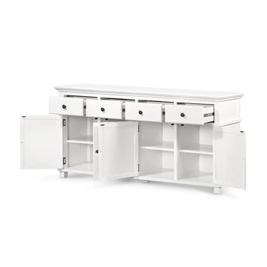 Sorrento 4 Door Hamptons Buffet Table - 1880mm at Online8 Furniture Auckland NZ