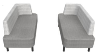 Soundbox Large Sofa x2 - Light Grey/Dark Grey at Online8 Furniture Auckland NZ