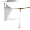 Soundbox Large Table - White at Online8 Furniture Auckland NZ