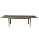Southbank Double Extension Dining Table - Dark Oak at Online8 Furniture Auckland NZ