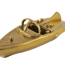 Speed Boat Model - Brass Gold at Online8 Furniture Auckland NZ