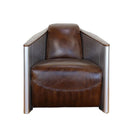 Spitfire Leather Armchairs and Side Table Set at Online8 Furniture Auckland NZ