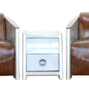 Spitfire Leather Armchairs and Side Table Set at Online8 Furniture Auckland NZ
