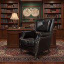 Springfield Leather Armchair - Belon Black at Online8 Furniture Auckland NZ