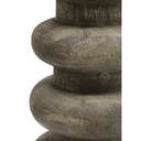 Stacked Wooden Floor Lamp - Walnut/Jute Shad at Online8 Furniture Auckland NZ
