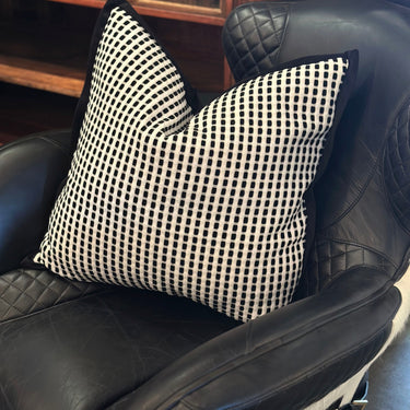 Stallion Black Leather Saddle Armchair at Online8 Furniture Auckland NZ