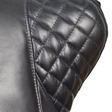 Stallion Black Leather Saddle Armchair at Online8 Furniture Auckland NZ