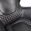 Stallion Black Leather Saddle Armchair at Online8 Furniture Auckland NZ