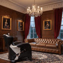 Stallion Black Leather Saddle Armchair at Online8 Furniture Auckland NZ