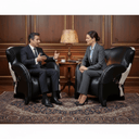 Stallion Black Leather Saddle Armchair at Online8 Furniture Auckland NZ