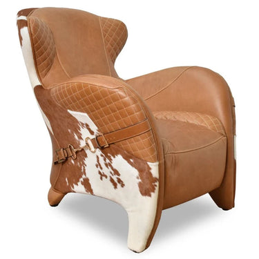 Stallion Vintage Leather Saddle Armchair at Online8 Furniture Auckland NZ