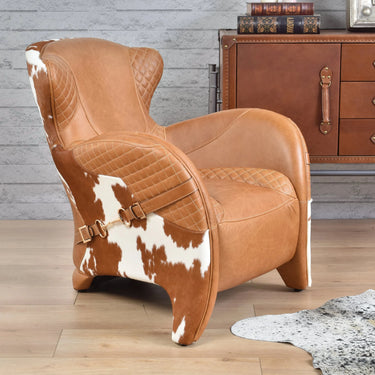 Stallion Vintage Leather Saddle Armchair at Online8 Furniture Auckland NZ