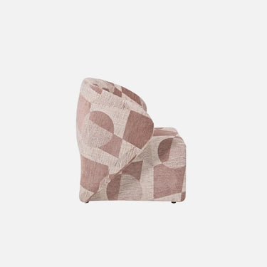 Starke Armchair - Geo Taupe at Online8 Furniture Auckland NZ