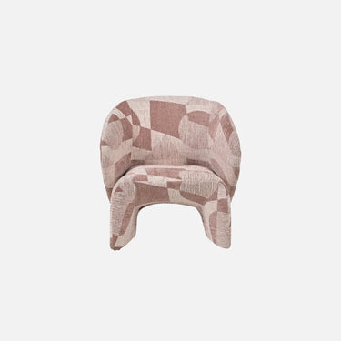 Starke Armchair - Geo Taupe at Online8 Furniture Auckland NZ