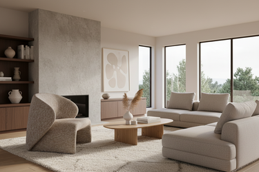 Starke Armchair - Light Taupe at Online8 Furniture Auckland NZ
