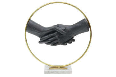 Statue of Co-Operation Sculpture at Online8 Furniture Auckland NZ