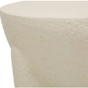 Stone Look Stool - Off White at Online8 Furniture Auckland NZ