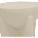 Stone Look Stool - Off White at Online8 Furniture Auckland NZ