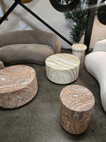 Strata Round MgO Coffee Table - Green at Online8 Furniture Auckland NZ