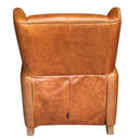 Stratford Aged Leather Recliner Chair - Cognac at Online8 Furniture Auckland NZ