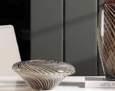 Stripe Cone Bowl Large at Online8 Furniture Auckland NZ