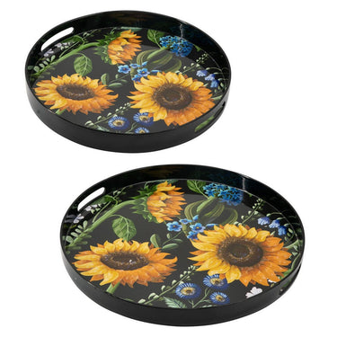 Sunflower Tray Set of 2 at Online8 Furniture Auckland NZ