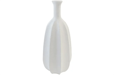 Sunny MGO Vase - Textured White at Online8 Furniture Auckland NZ