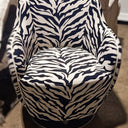 Swivel Armchair - Zebra Print at Online8 Furniture Auckland NZ