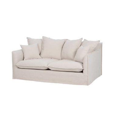 Sydney Slip Cover 2 Seater Sofa - Almond at Online8 Furniture Auckland NZ