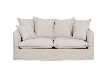 Sydney Slip Cover 2 Seater Sofa - Almond at Online8 Furniture Auckland NZ