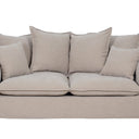 Sydney Slip Cover 2 Seater Sofa - Hazelnut at Online8 Furniture Auckland NZ