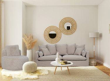 Sydney Slip Cover 2 Seater Sofa - Hazelnut at Online8 Furniture Auckland NZ