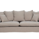 Sydney Slip Cover 3 Seater Sofa - Hazelnut at Online8 Furniture Auckland NZ