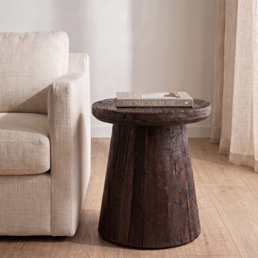 Tannery Side Table - 46cm at Online8 Furniture Auckland NZ