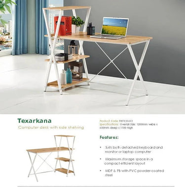 Texarkana computer desk at Online8 Furniture Auckland NZ