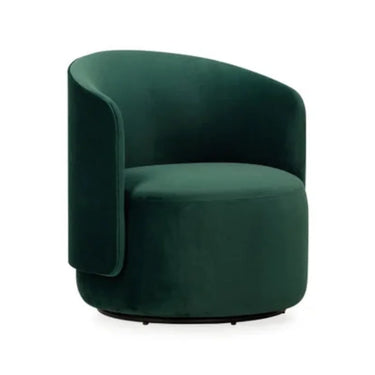 The Estella Swivel Chair – Deep Sea Green Velvet at Online8 Furniture Auckland NZ