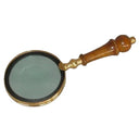 The Inspector Brass & Timber Magnifying Glass at Online8 Furniture Auckland NZ