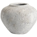The Luna Terracotta Vase - Grey Medium at Online8 Furniture Auckland NZ